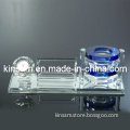 Optical Crystal Pencil Holder & Crystal Business Gift